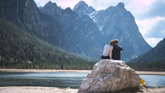 Couple in nature